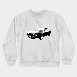 1976 Toyota Celica  B&W Crewneck Sweatshirt